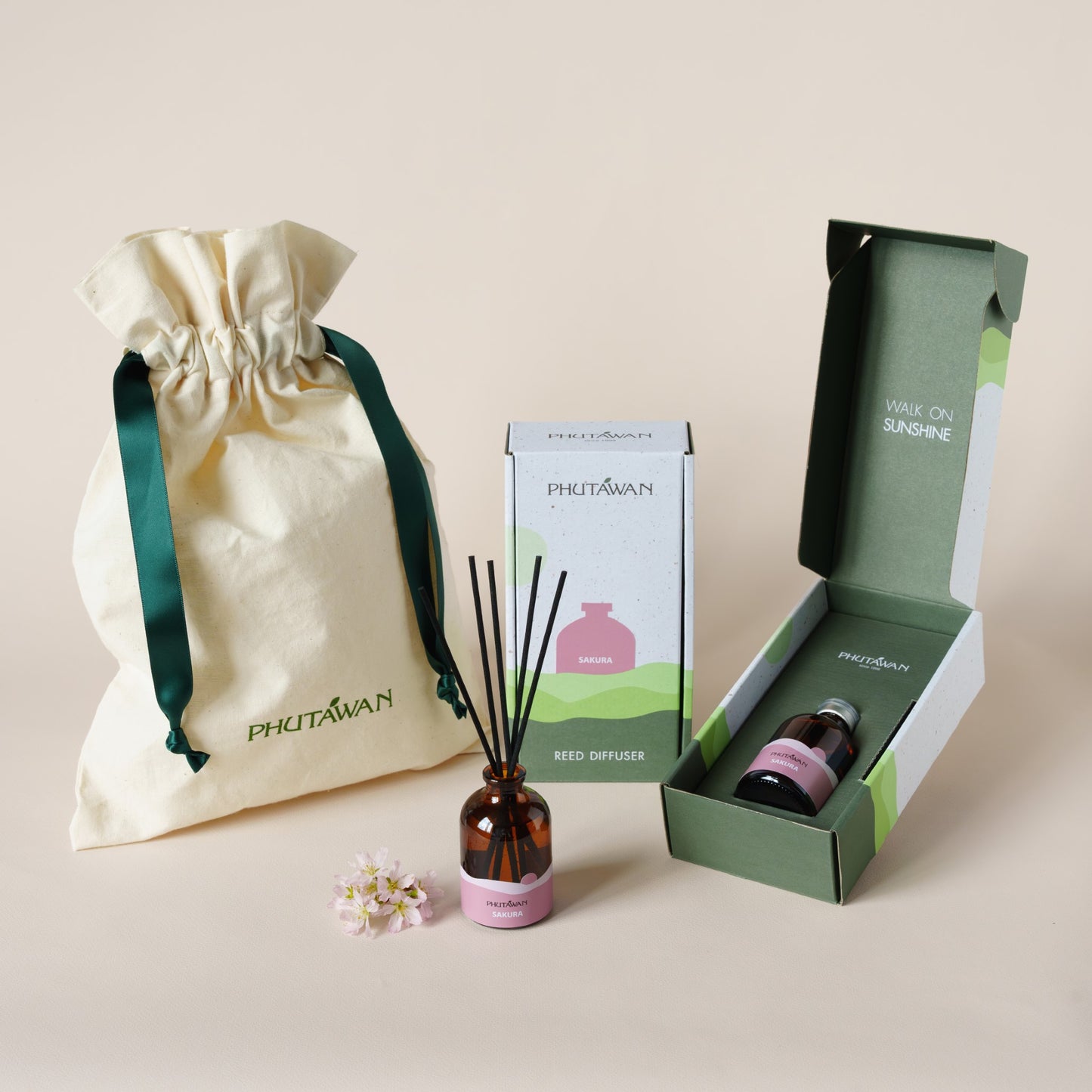 リードディフューザー2個セット SAKURA