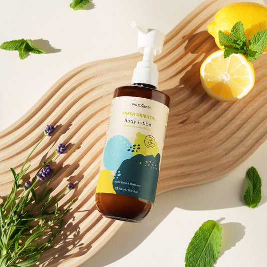 爽やかに香るシトラスグリーンで、 みずみずしく潤った肌に。