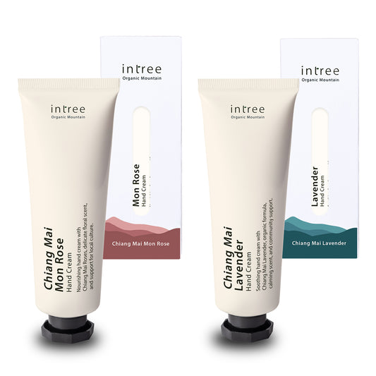 ハンドクリームセット（ローズ&ラベンダー）